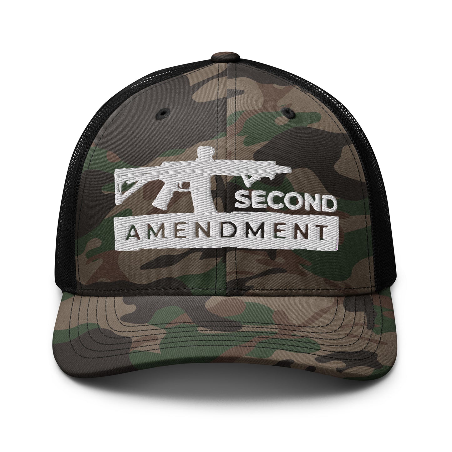 2nd Amendment Camouflage Trucker Hat