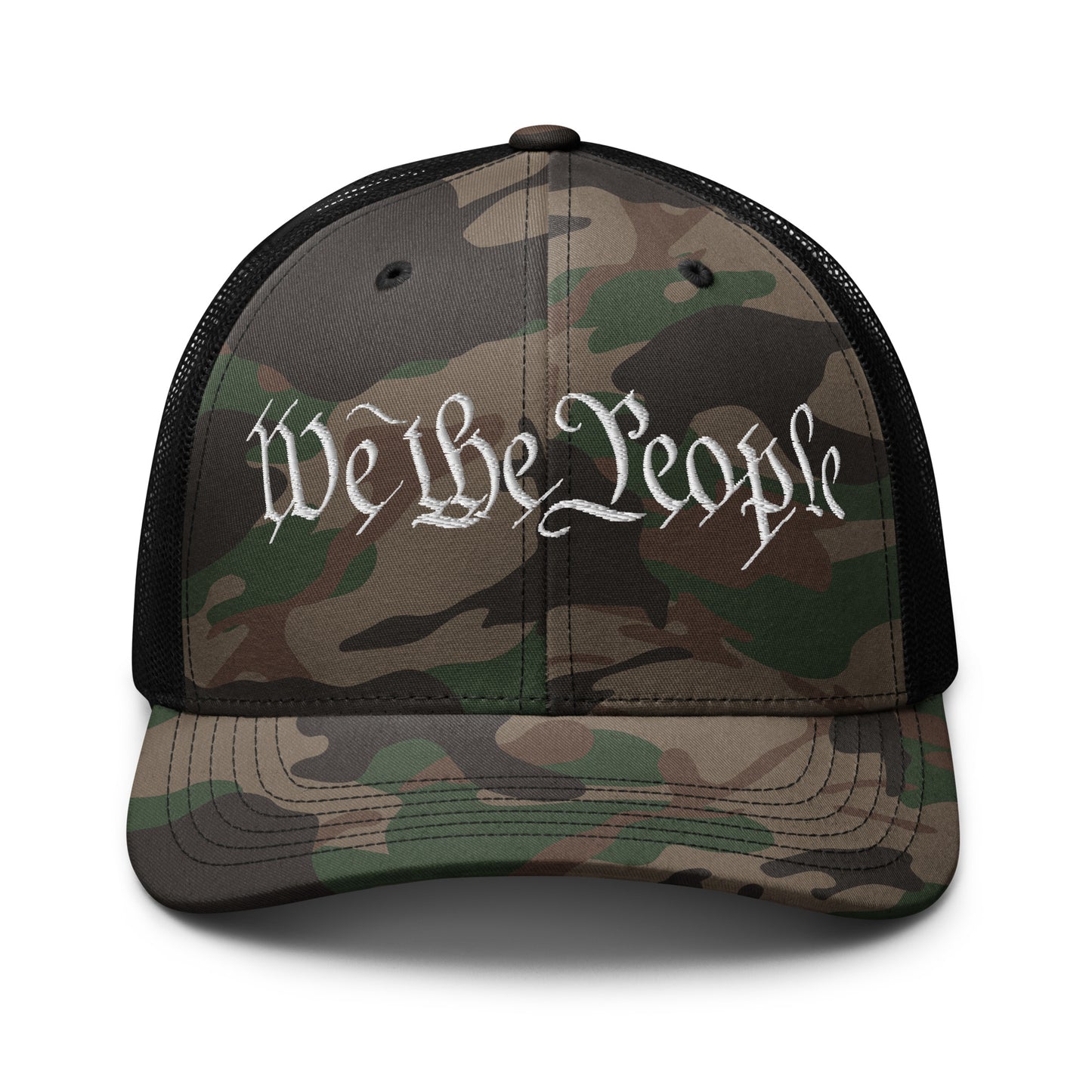 We The People Camouflage Trucker Hat