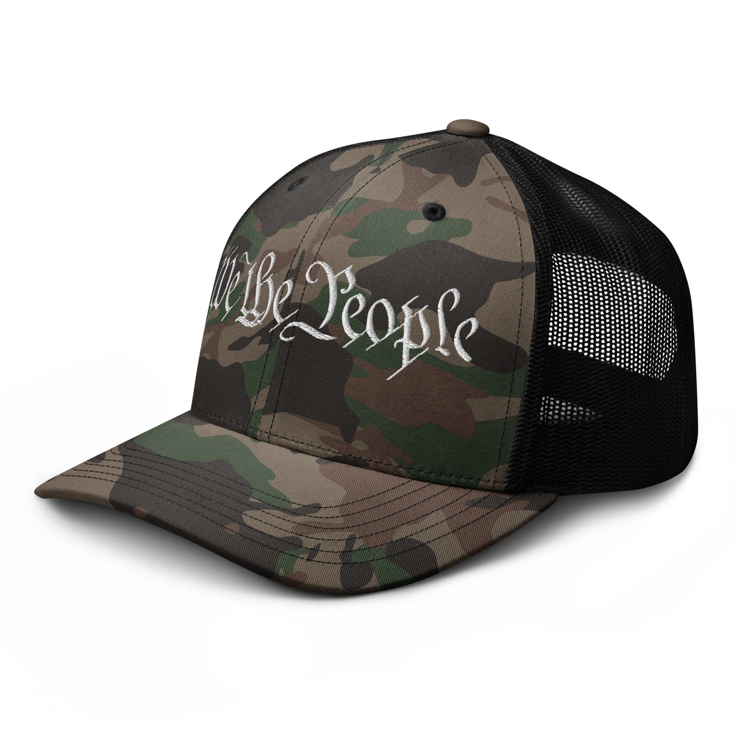 We The People Camouflage Trucker Hat