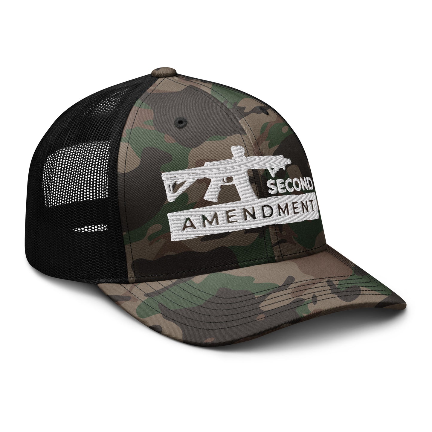 2nd Amendment Camouflage Trucker Hat