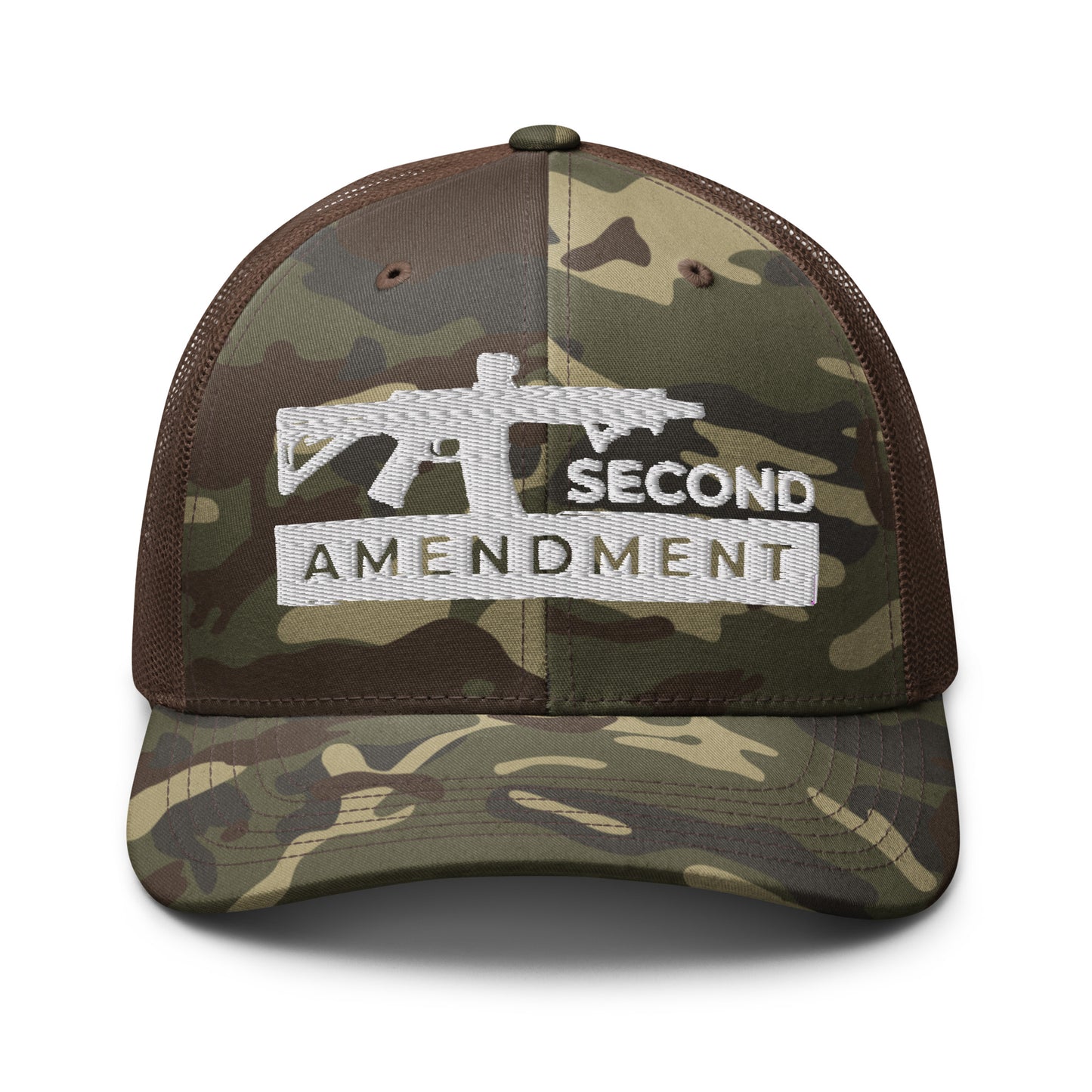 2nd Amendment Camouflage Trucker Hat
