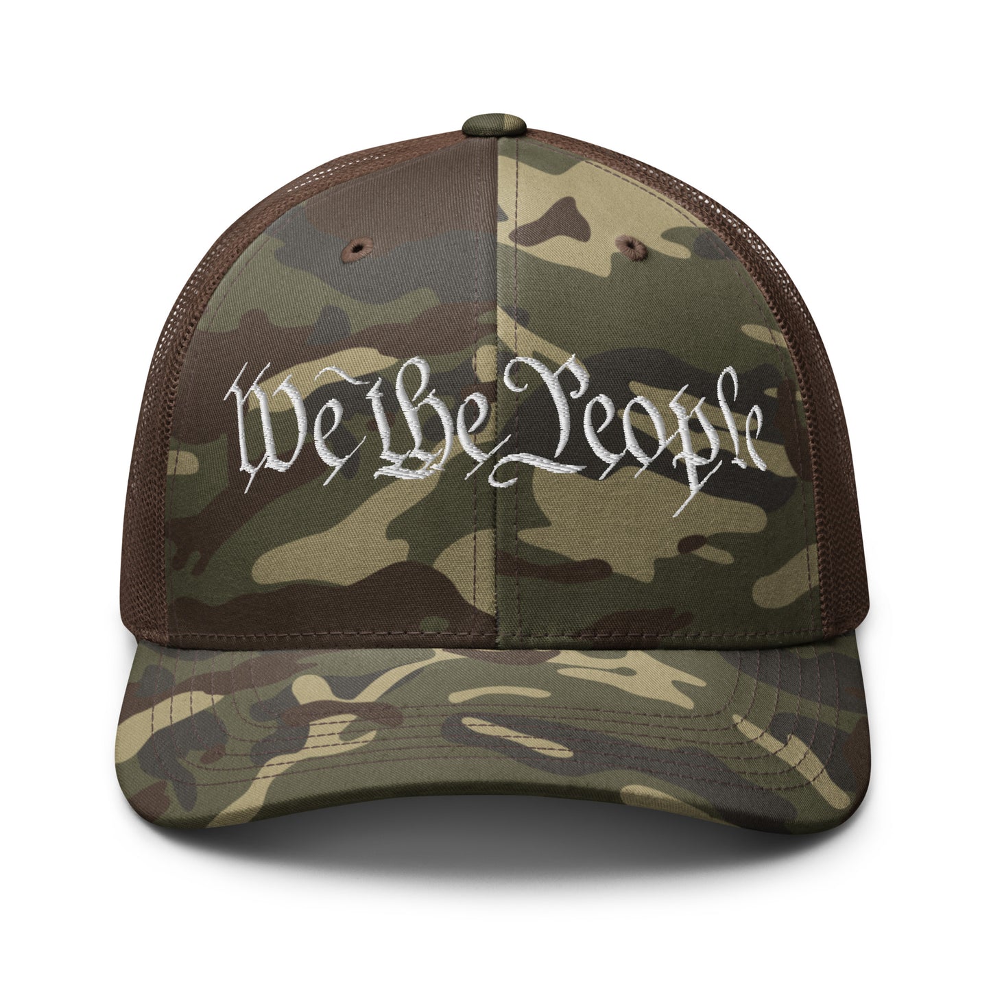 We The People Camouflage Trucker Hat