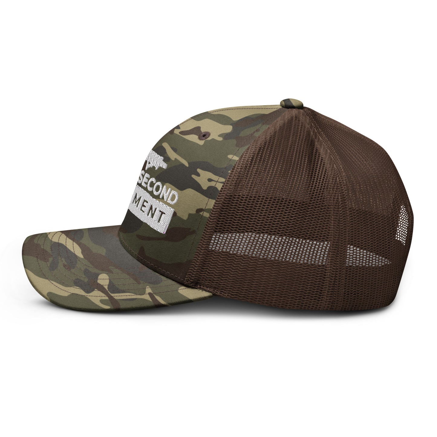 2nd Amendment Camouflage Trucker Hat