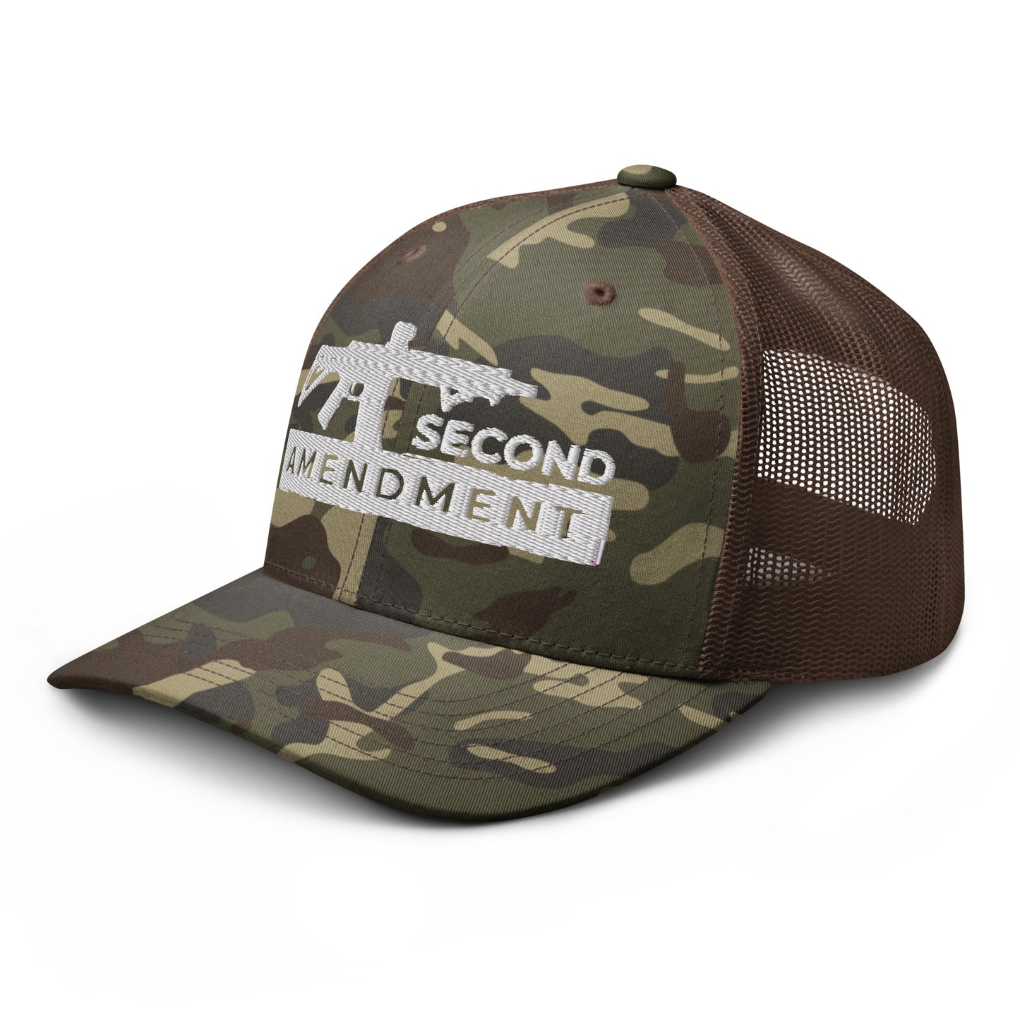 2nd Amendment Camouflage Trucker Hat