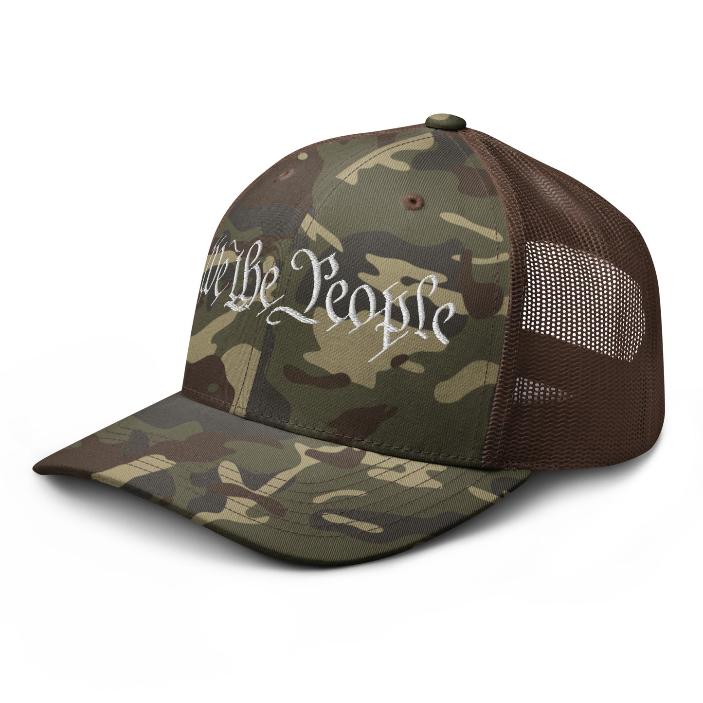 We The People Camouflage Trucker Hat