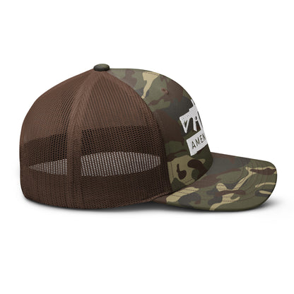 2nd Amendment Camouflage Trucker Hat
