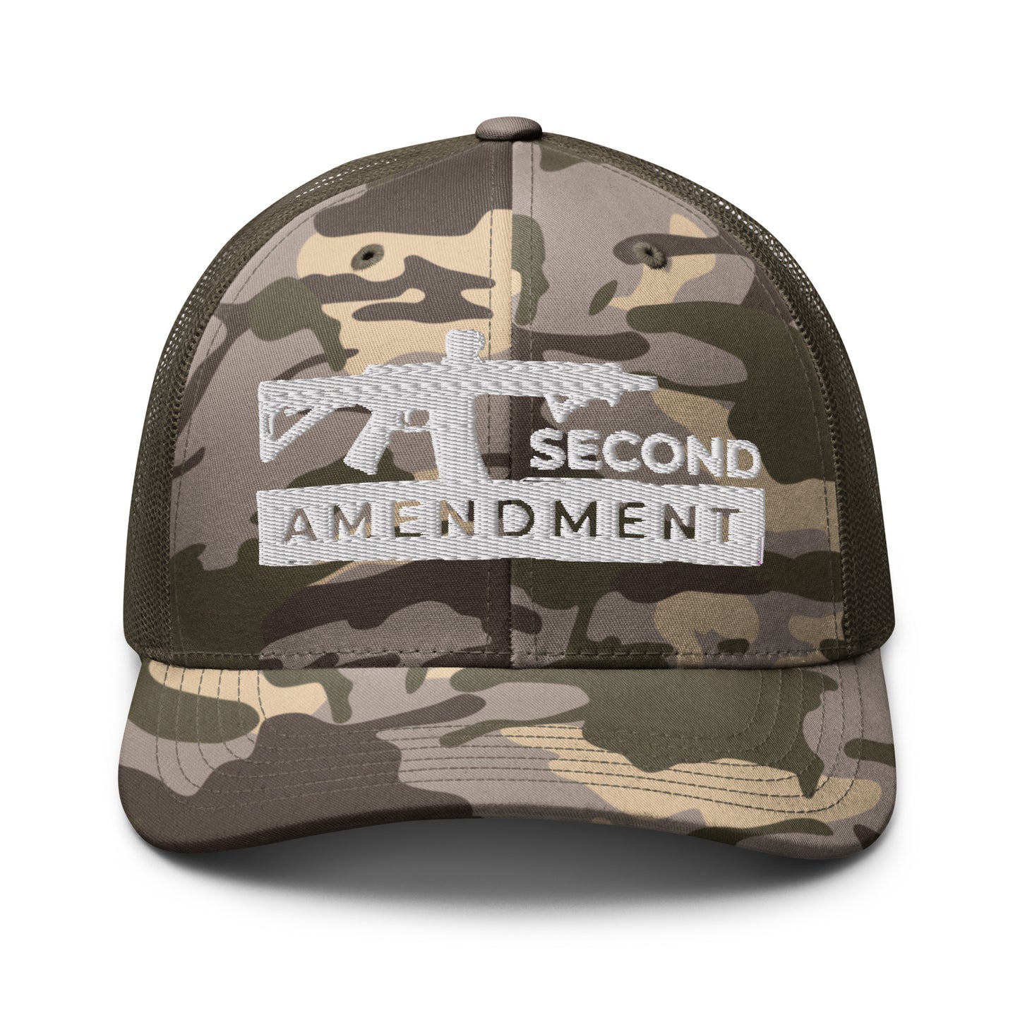 2nd Amendment Camouflage Trucker Hat