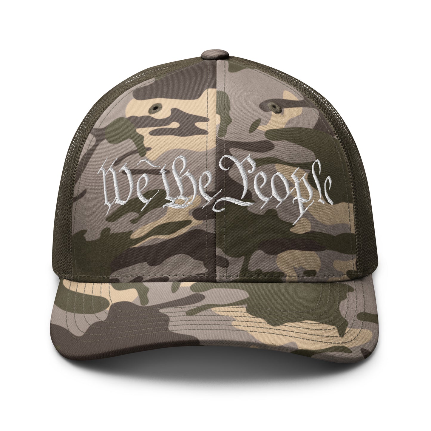 We The People Camouflage Trucker Hat