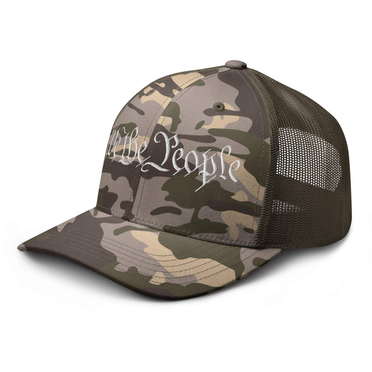 We The People Camouflage Trucker Hat