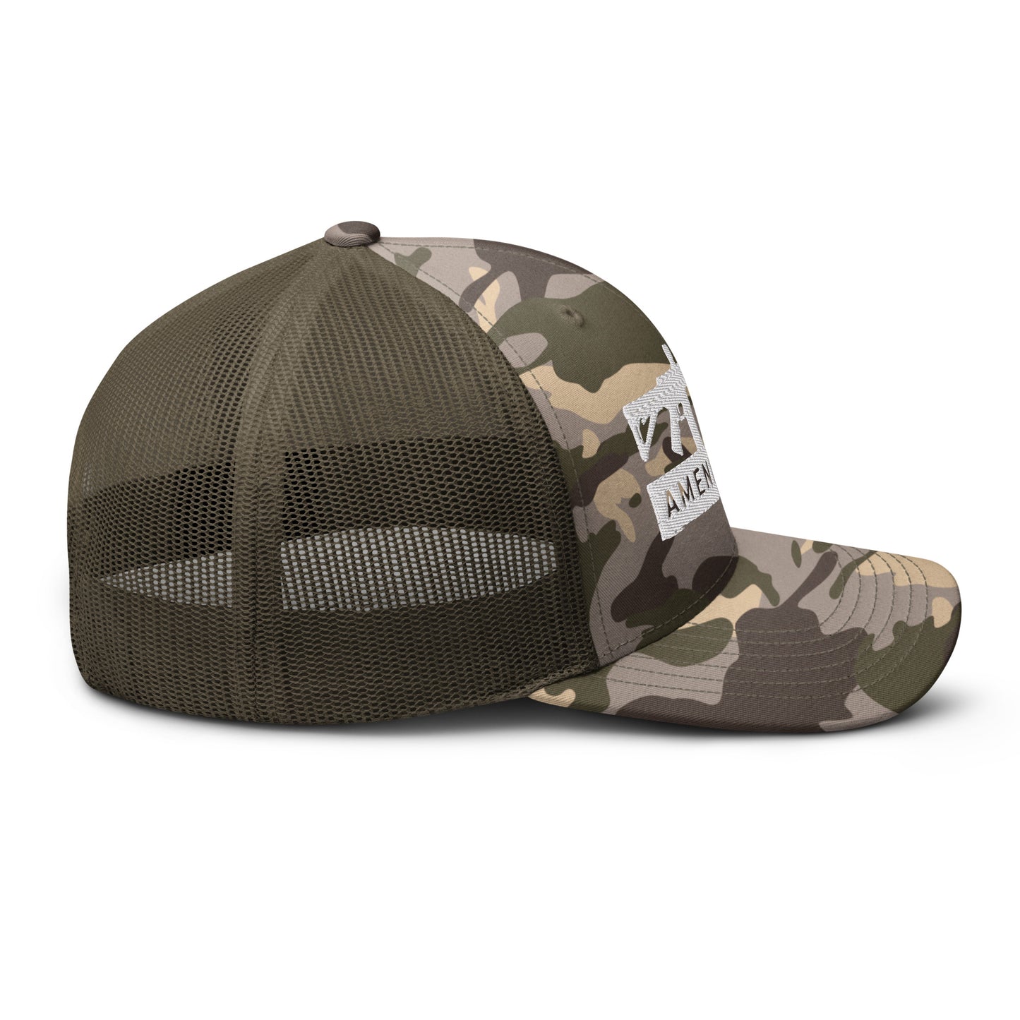 2nd Amendment Camouflage Trucker Hat