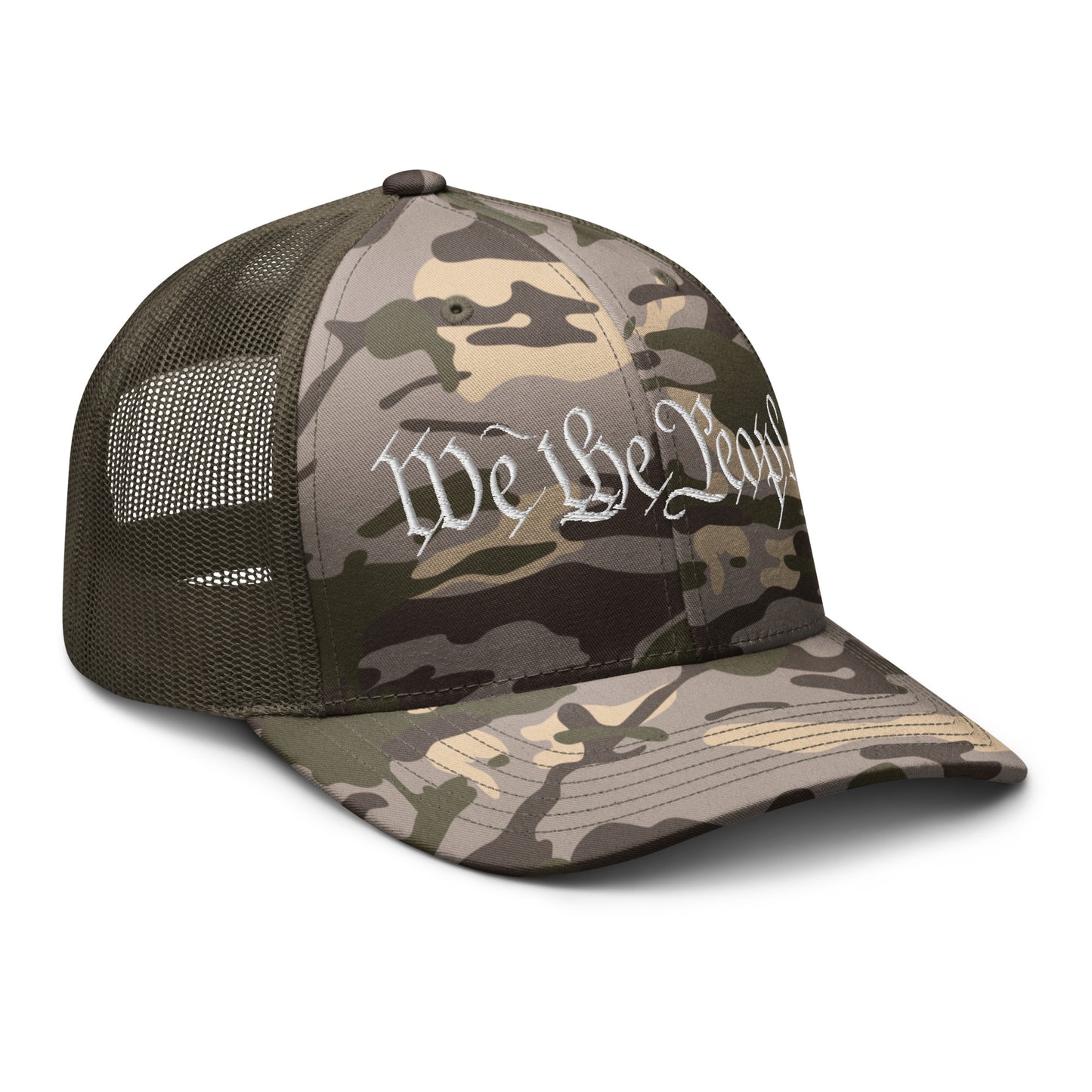 We The People Camouflage Trucker Hat