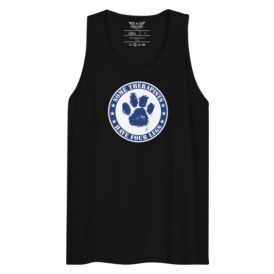 Some Therapists Have Four Legs Service Dog Paw Unisex Tank Top