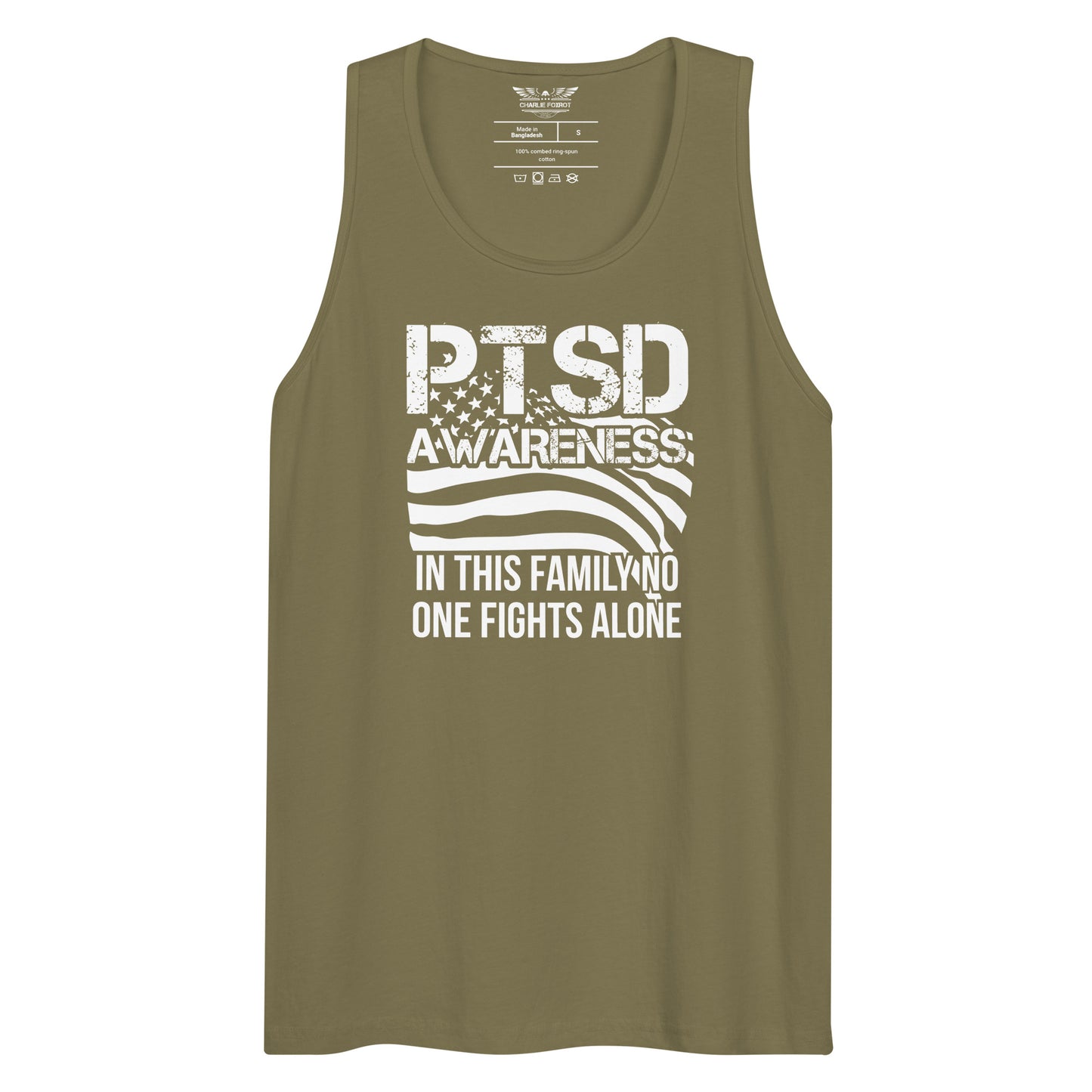 PTSD Awareness In This Family No One Fights Alone Unisex Tank Top