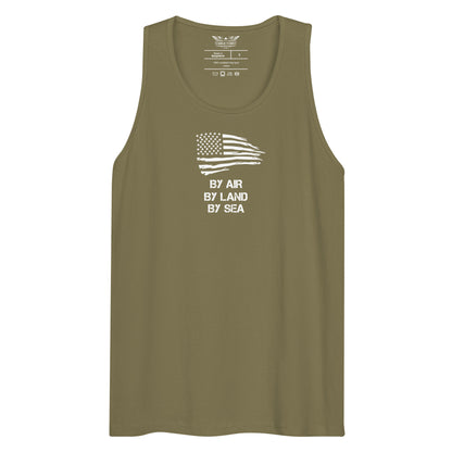 By Air By Land By Sea Unsiex Tank Top