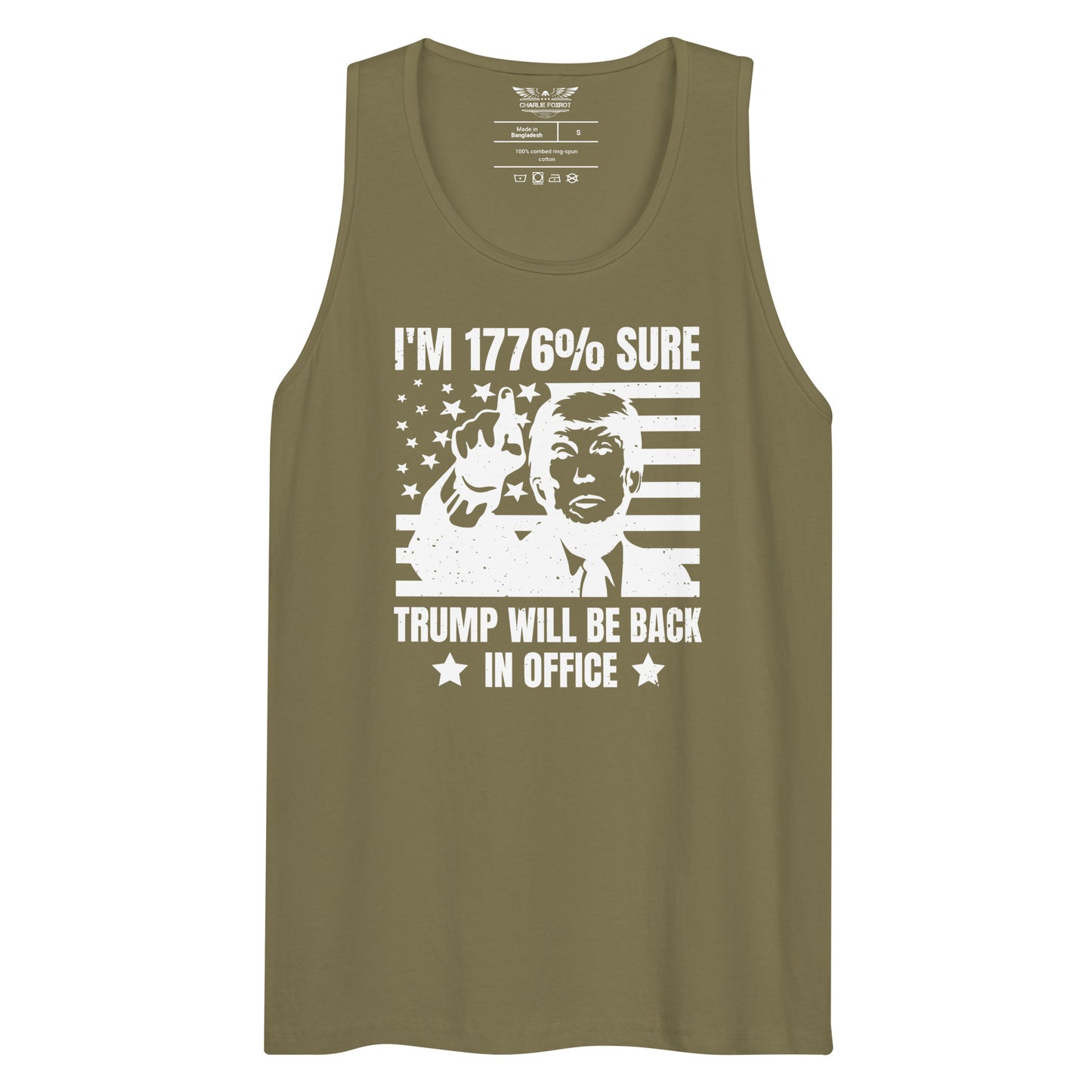 I'm 1776% Sure Trump Will Be Back In Office Unisex Tank Top