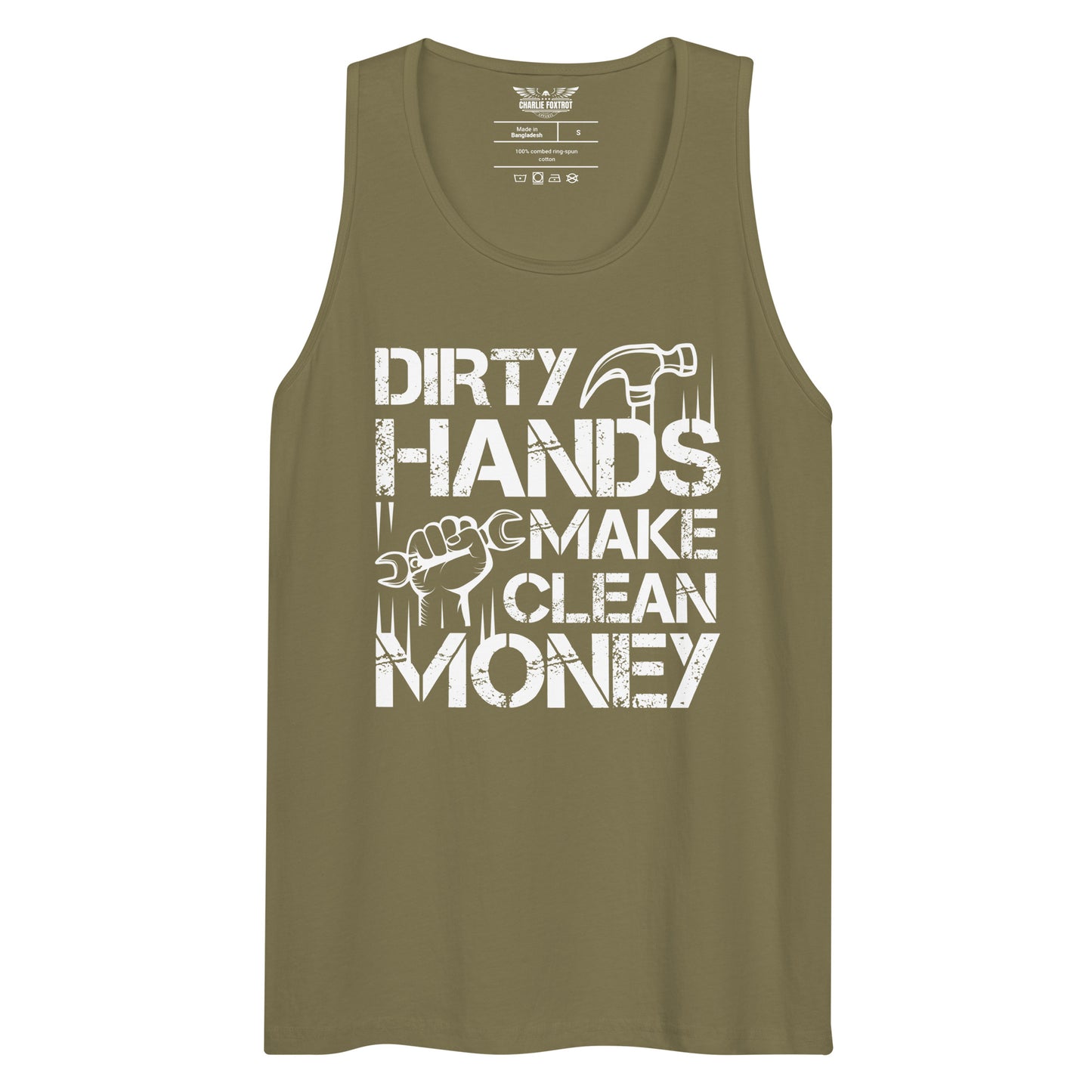 Dirty Hands Make Clean Money Unisex Tank Top