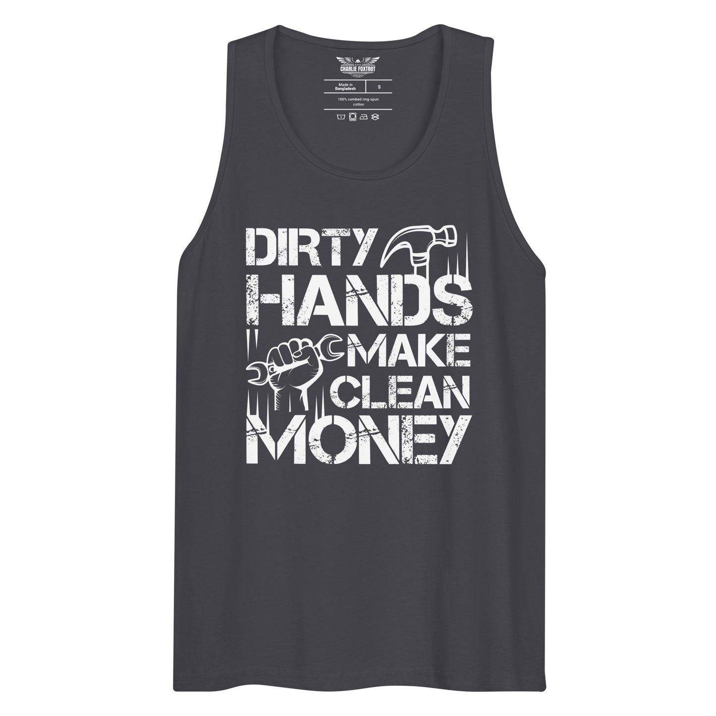 Dirty Hands Make Clean Money Unisex Tank Top