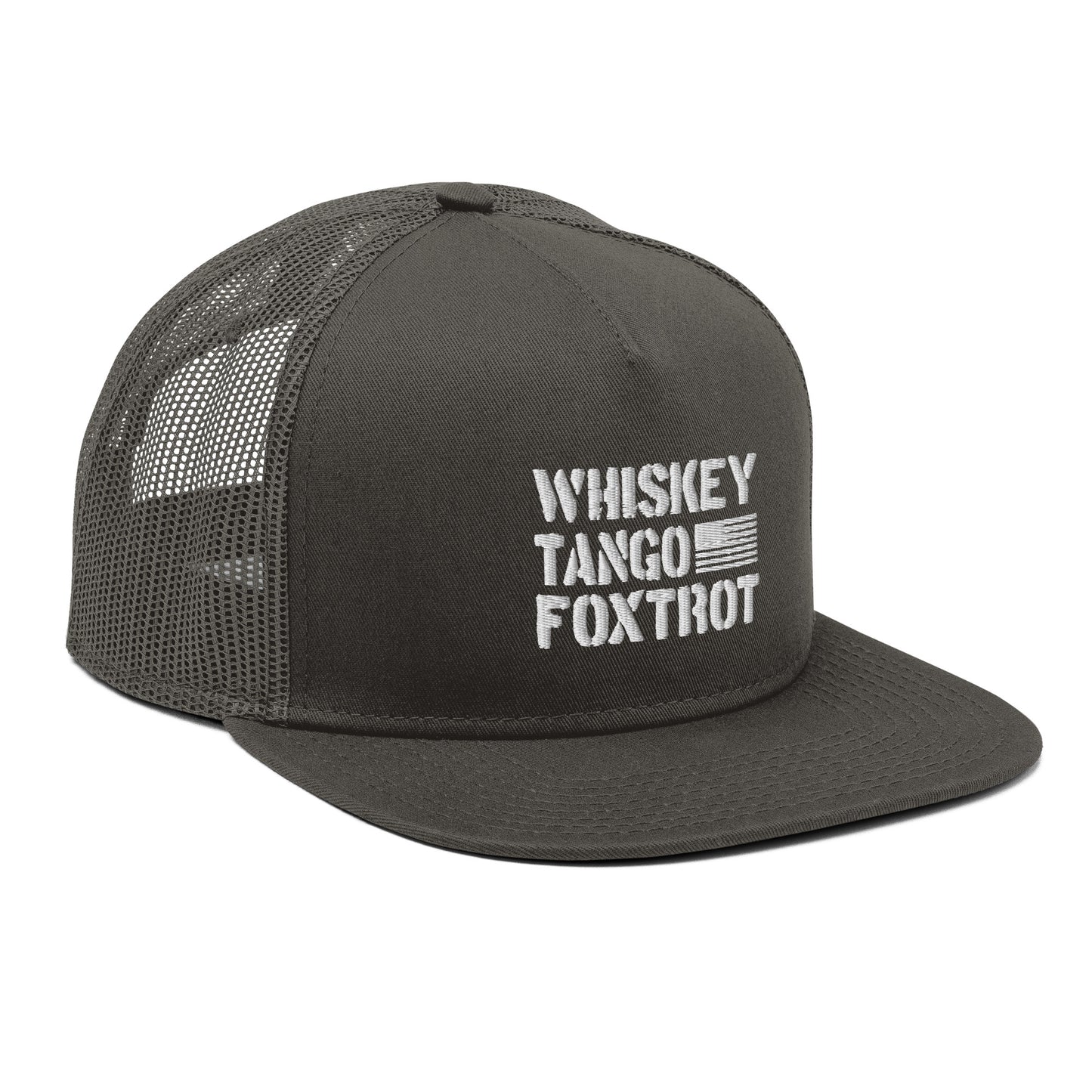 Whiskey Tango Foxtrot Mesh Back Snapback