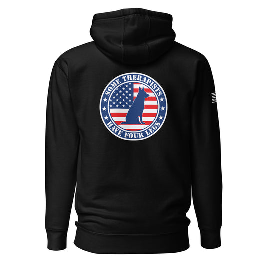 Some Therapists Have Four Legs Service Dog German Shepherd Unisex Hoodie