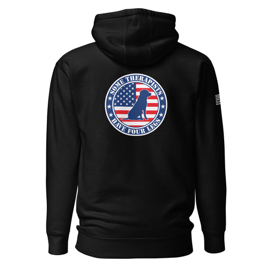 Some Therapists Have Four Legs Service Dog Labrador Unisex Hoodie