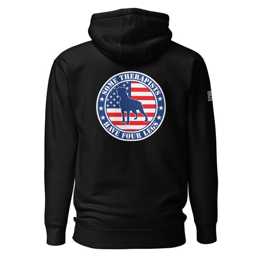 Some Therapists Have Four Legs Service Dog Boxer Unisex Hoodie