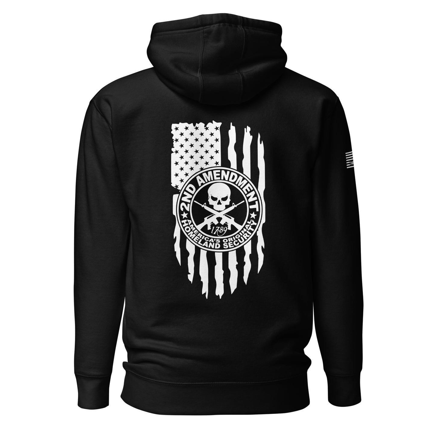 2nd Ammendment Tattered Unisex Hoodie