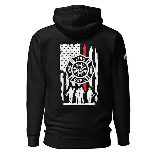 Red Line Firefighters Unisex Hoodie