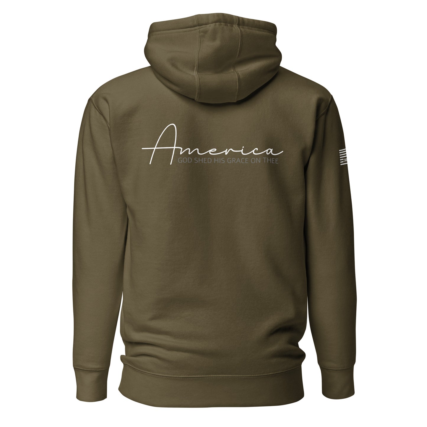 America God Shed His Grace On Thee Unisex Hoodie