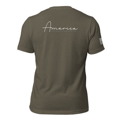 America God Shed His Grace On Thee Unisex T-shirt