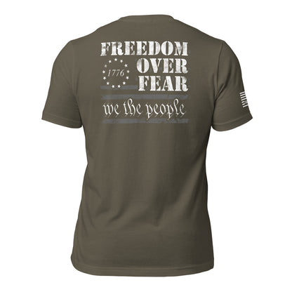 Freedom Over Fear Unisex T-shirt