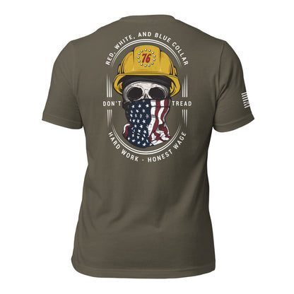 Red White And Blue Collar Unisex t-shirt