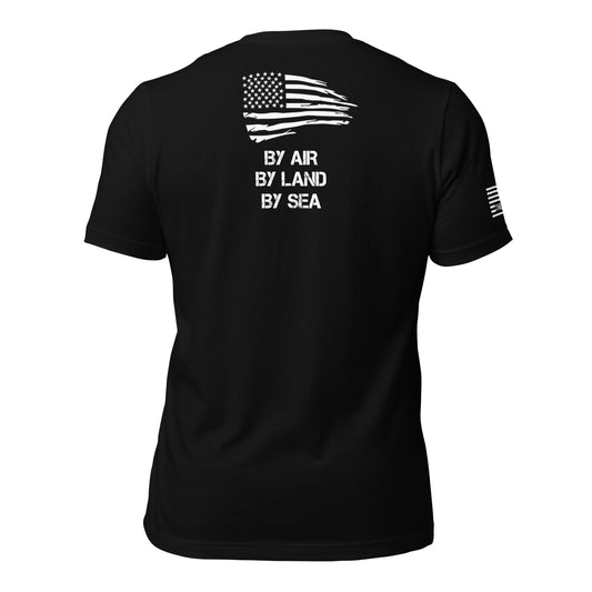 By Air By Land By Sea Unisex T-shirt