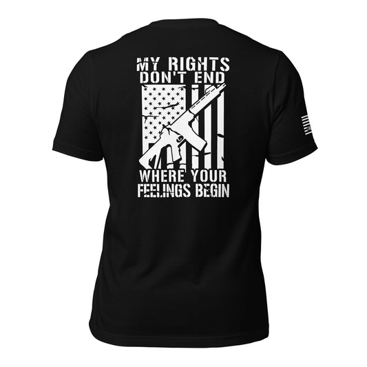 My Rights Don't End Unisex T-shirt