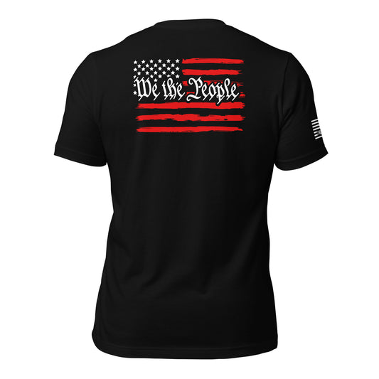 We The People Red Flag Unisex T-shirt