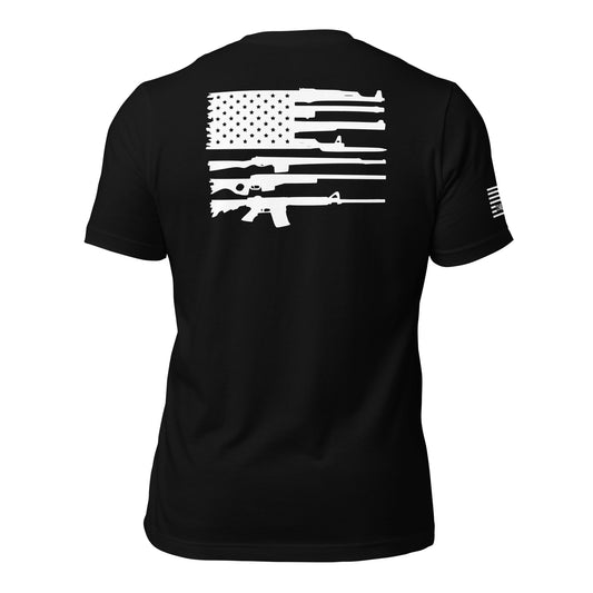 Rifle Flag Unisex T-shirt