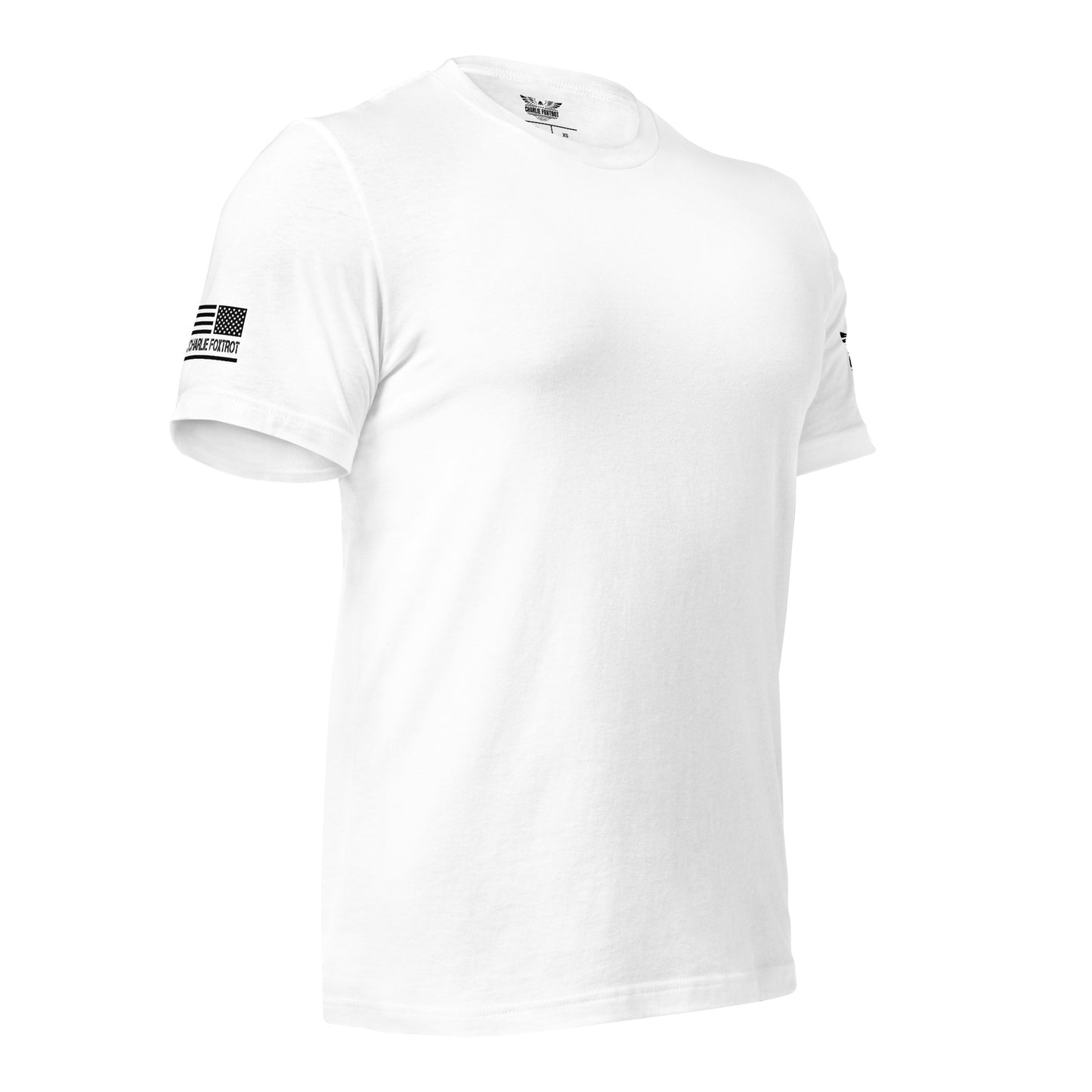 Charlie Foxtrot White Unisex T-shirt