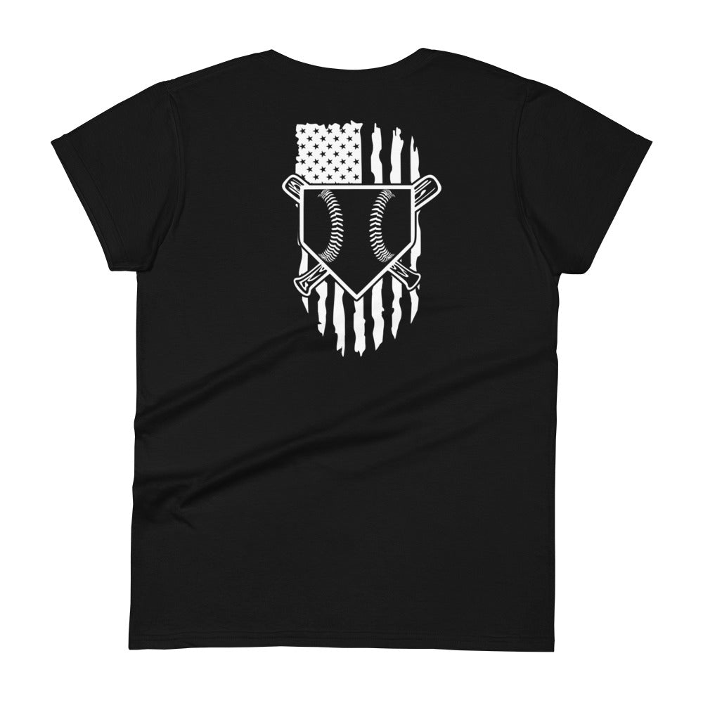 Baseball Flag Women's T-shirt