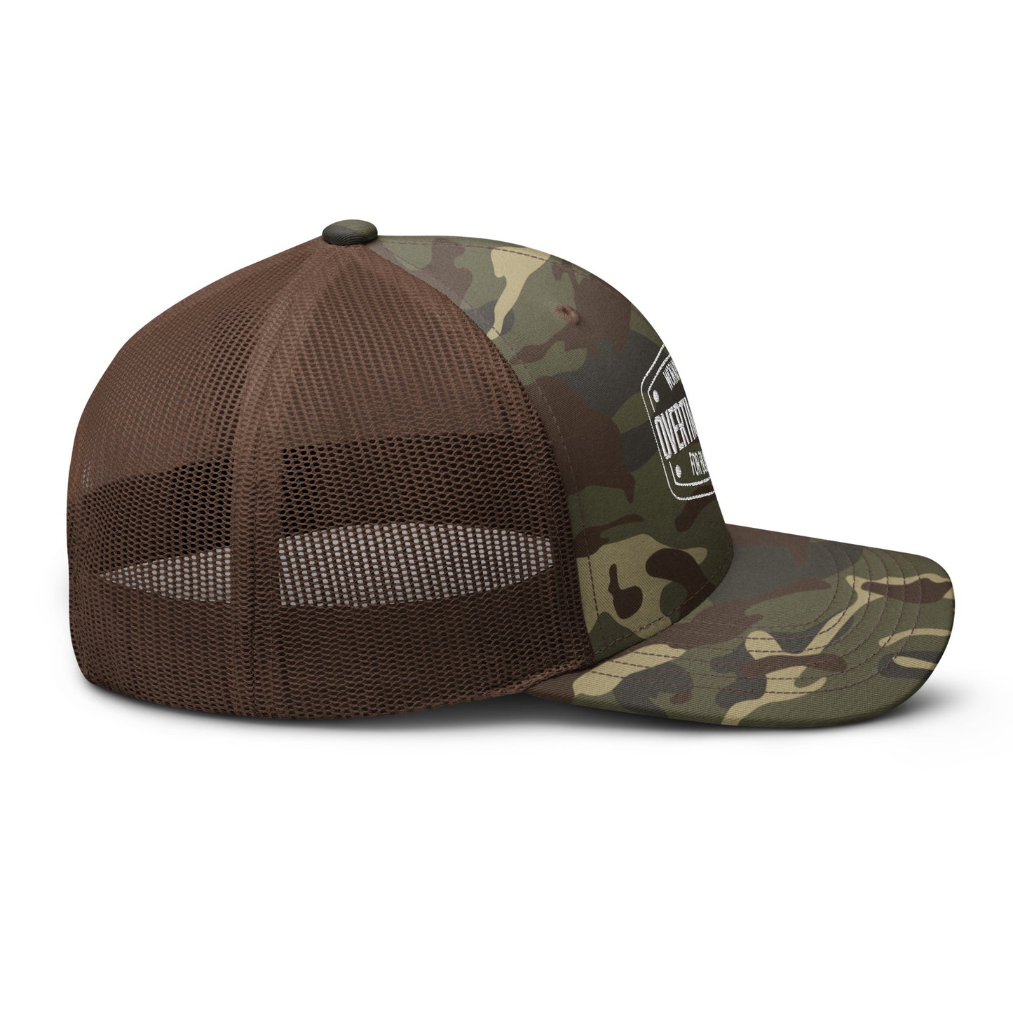 Overtime Hours For Bullshit Pay Camouflage Trucker Hat