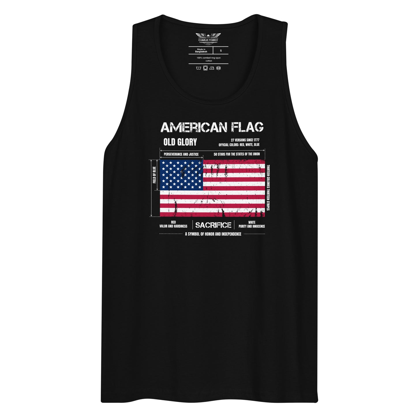 USA Flag Anatomy Unisex Tank Top