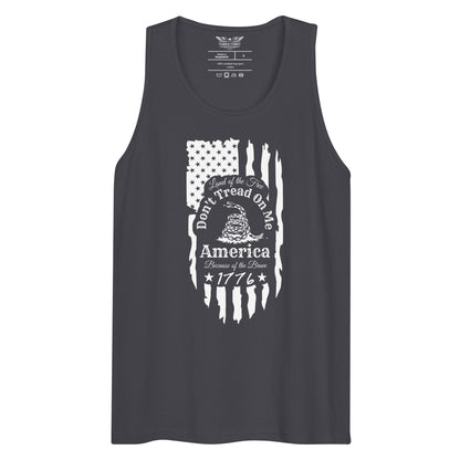 Don't Tread On Me Tattered Unisex Tank Top