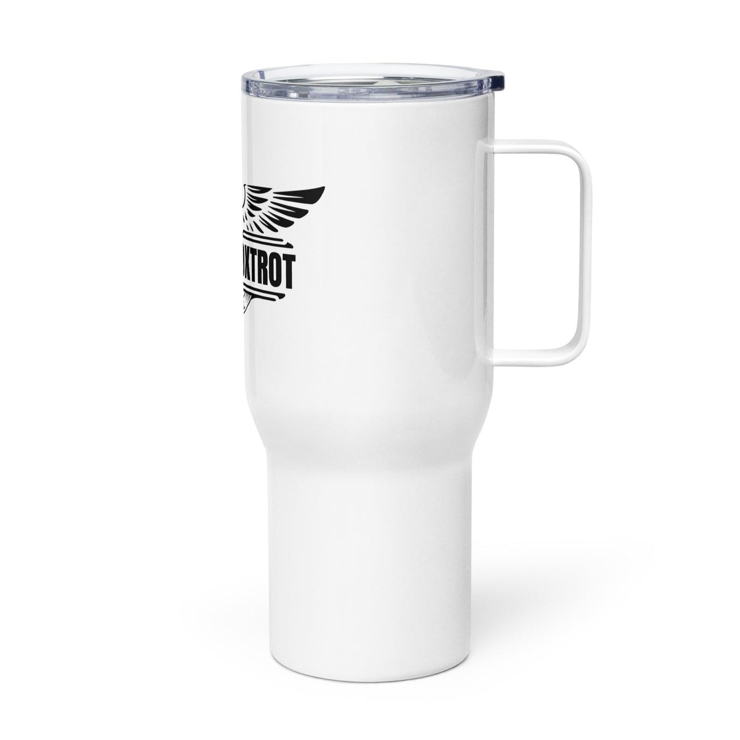 Charlie Foxtrot Travel Coffee Mug With Handle