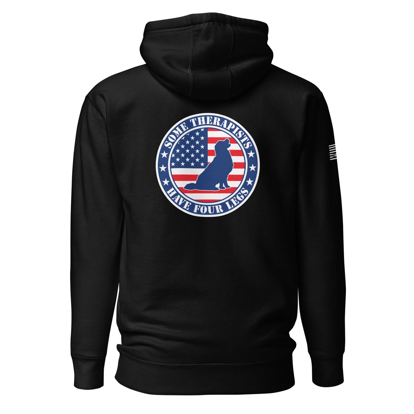 Some Therapists Have Four Legs Service Dog Golden Retreiver Unisex Hoodie