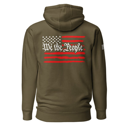 We The People Red Flag Unisex Hoodie