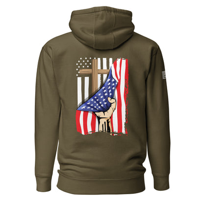 Faith And Freedom Flag Unisex Hoodie