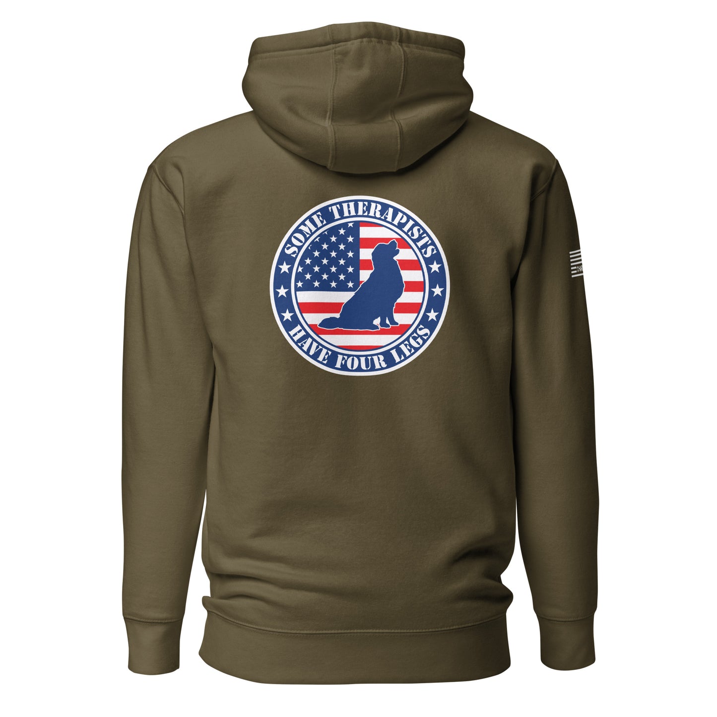 Some Therapists Have Four Legs Service Dog Golden Retreiver Unisex Hoodie