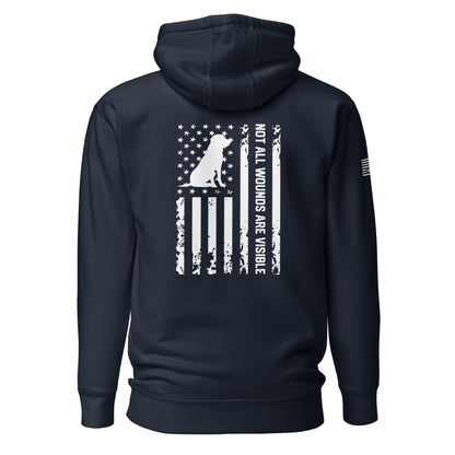 Not All Wounds Are Visible Service Dog Labrador Unisex Hoodie