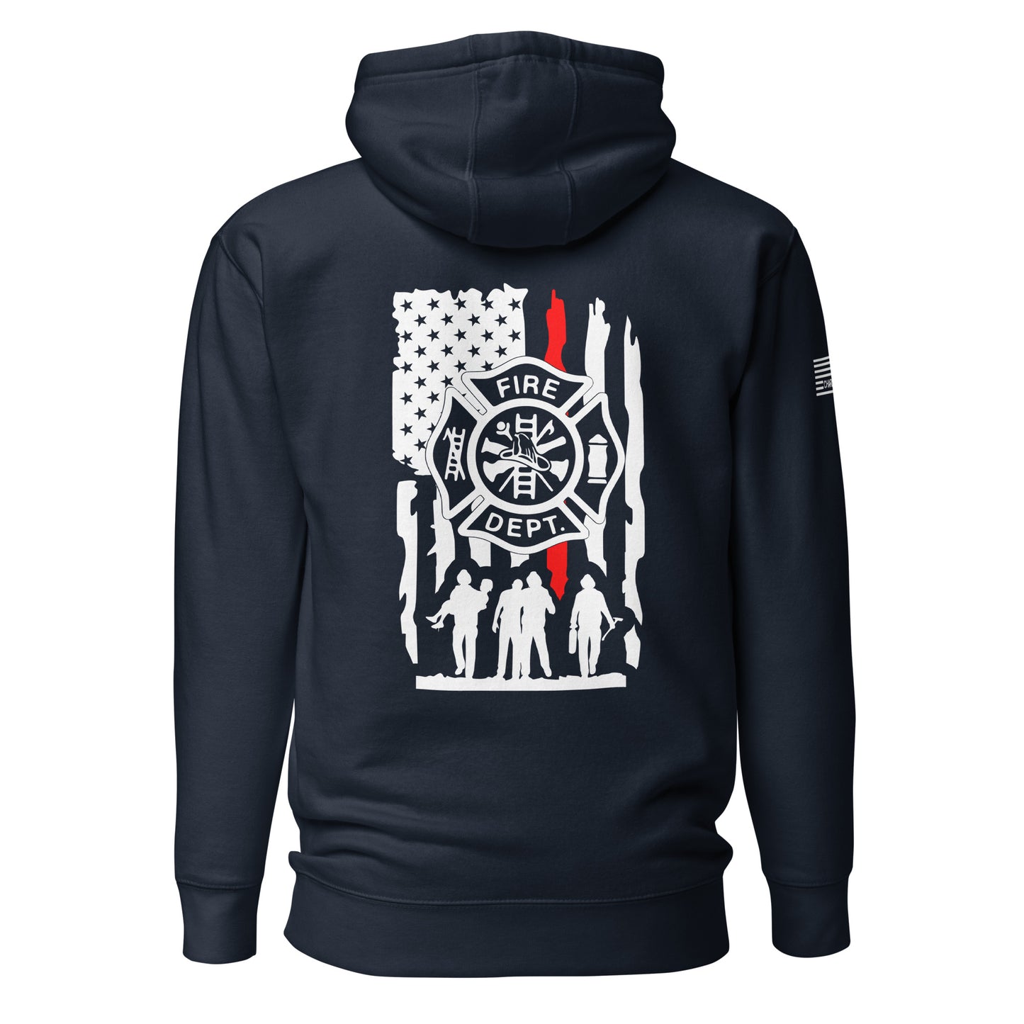 Red Line Firefighters Unisex Hoodie