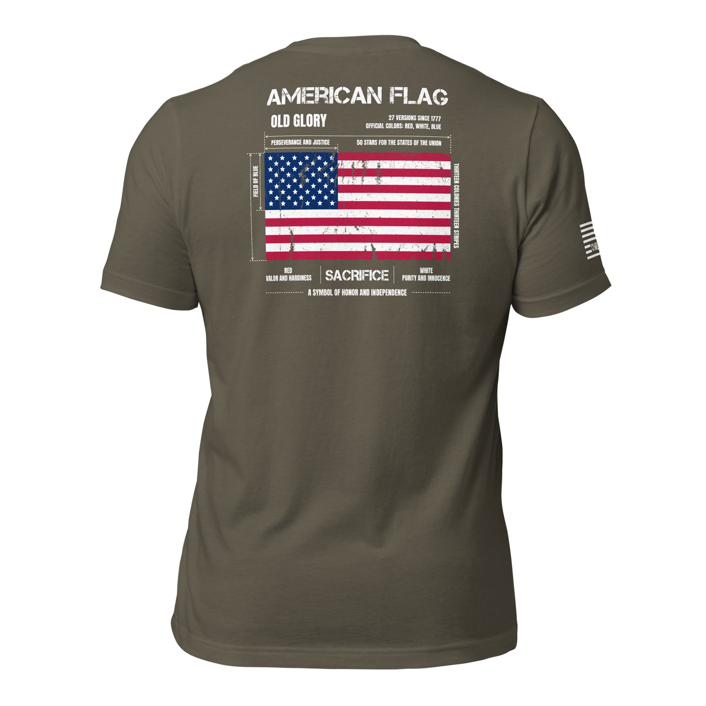 USA Flag Anatomy Unisex T-shirt