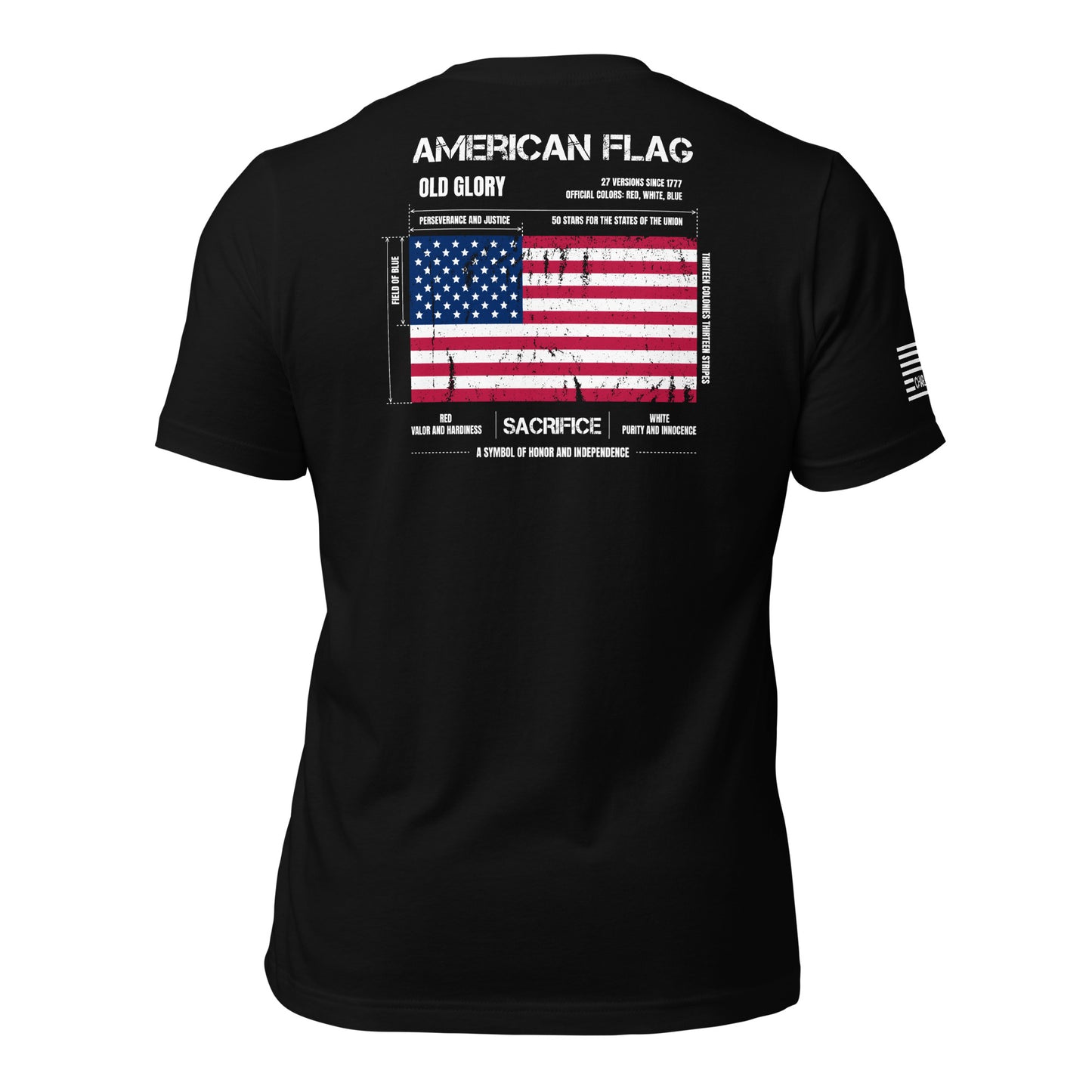 USA Flag Anatomy Unisex T-shirt