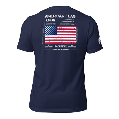 USA Flag Anatomy Unisex T-shirt